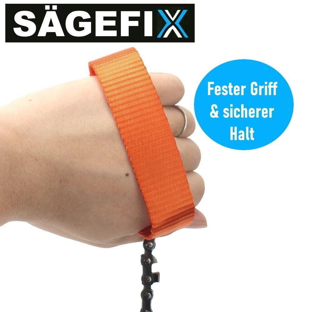 SÄGEFIX Handkettensäge Handsäge Sägeseil Seilsäge EXTREM SCHARF (inkl.Tasche)