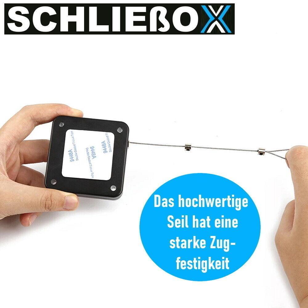 SCHLIEßOX automatischer Türschließer Mini Türzieher Selbstzug innen außen