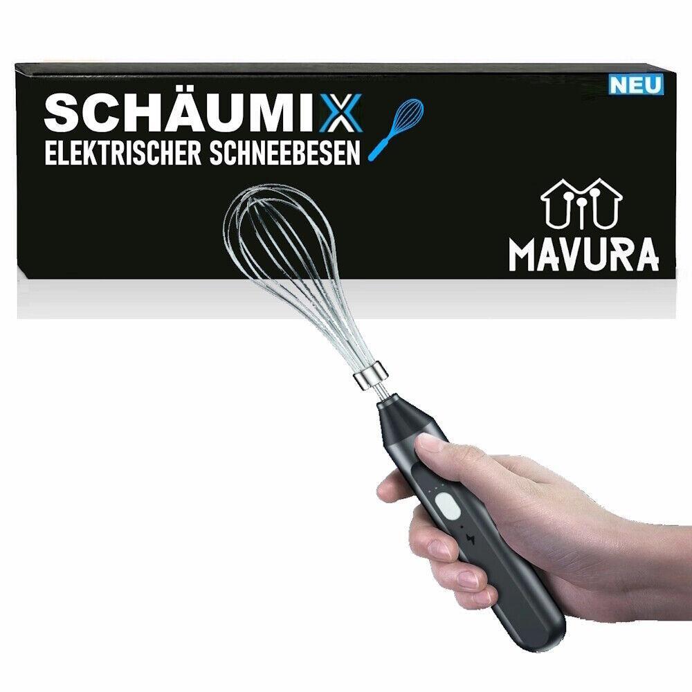 SCHÄUMIX Elektrischer Schneebesen Stabmixer Handmixer Milchaufschäumer Quirl