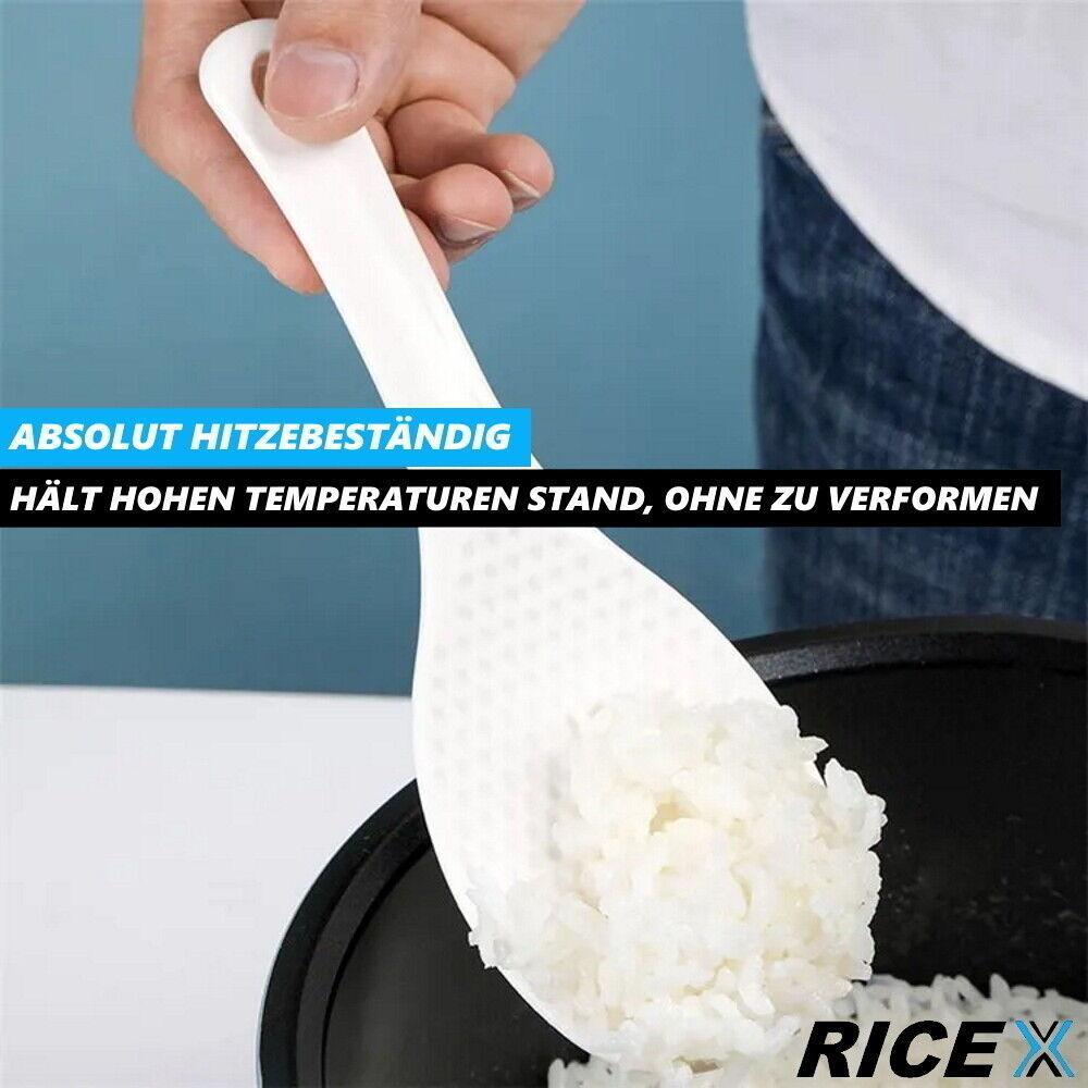 RICEX Reis Löffel Reispaddel Servierlöffel Kochlöffel Küchenlöffel Reisschaufel