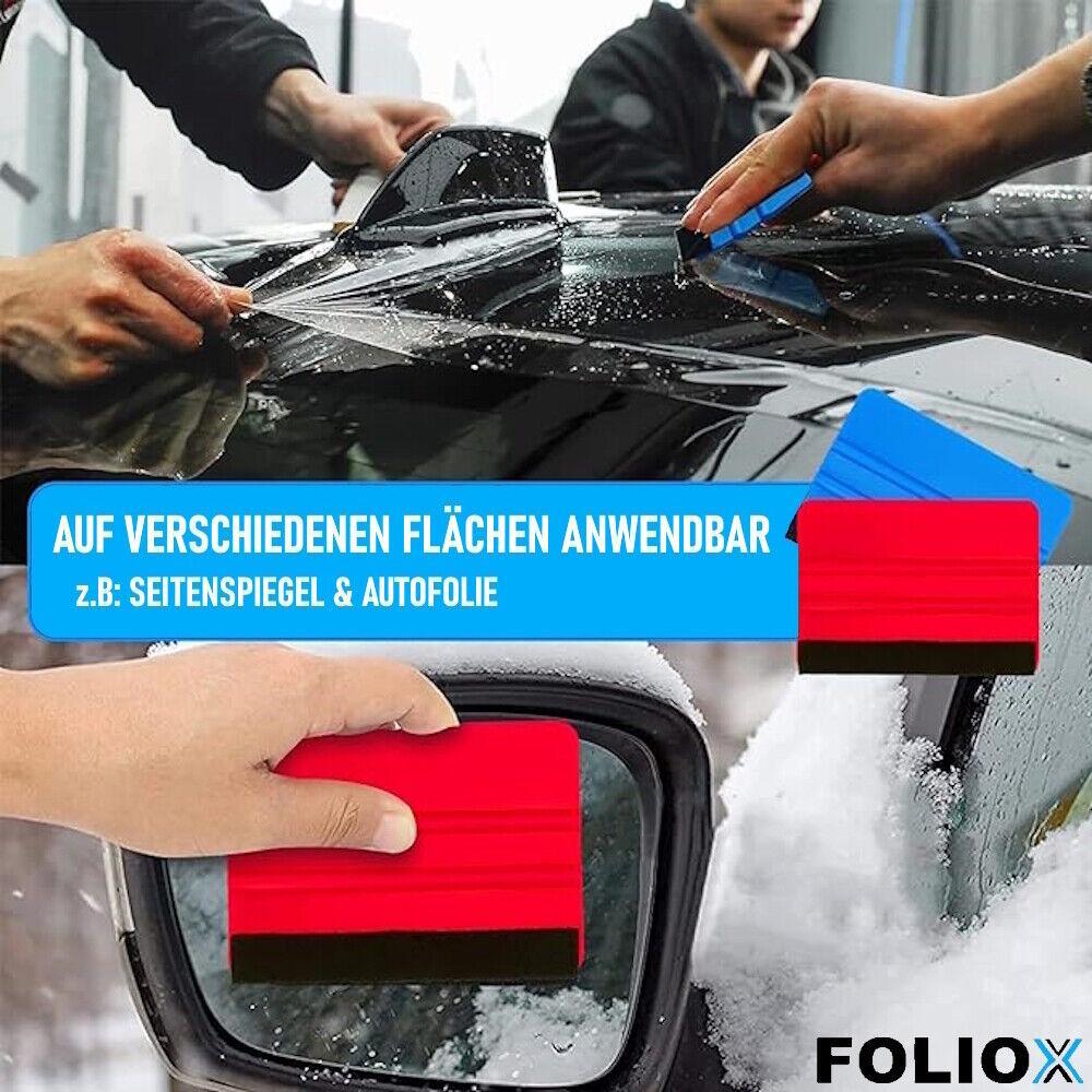 FOLIOX Folienrakel Auto Folien Rakel Werkzeug Filzkante Filzrakel Verkleberakel