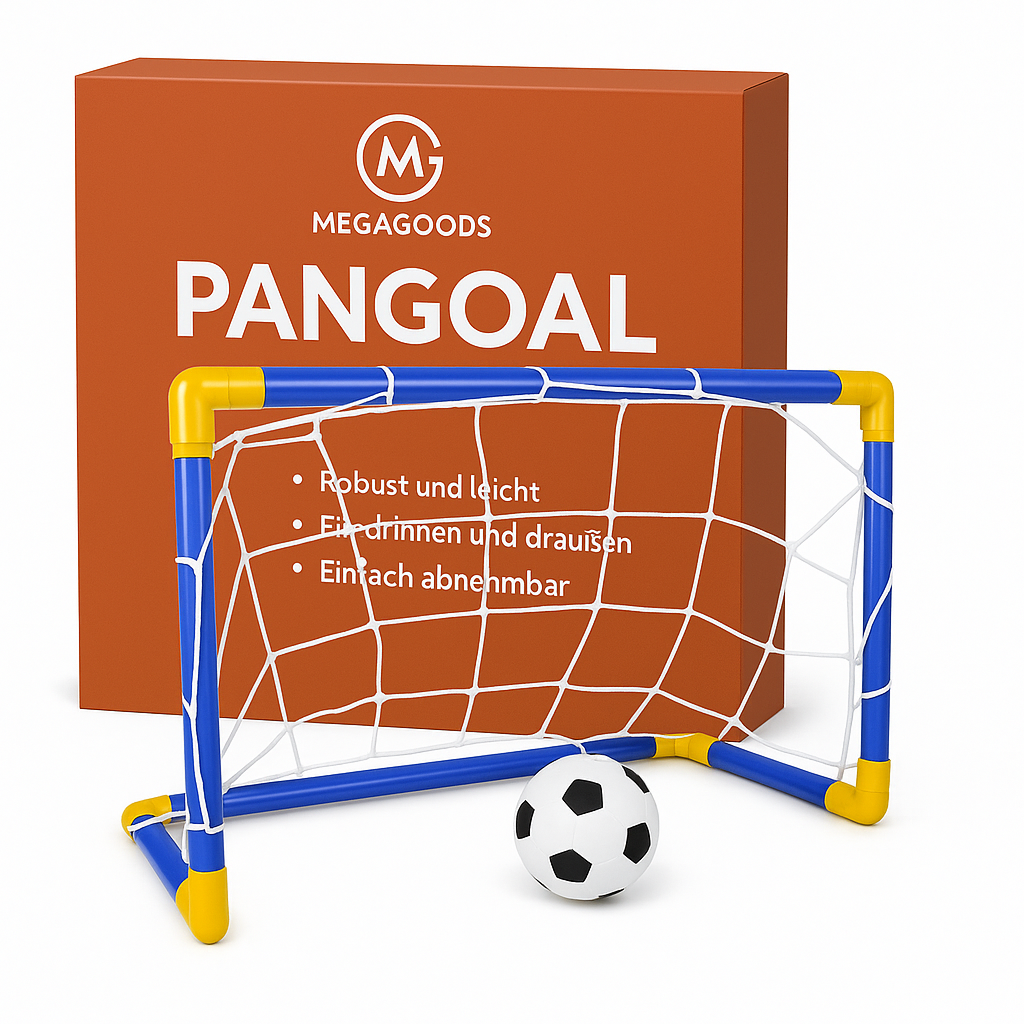 Fußballtor Set Kinder Indoor Outdoor robust leicht abnehmbar DE.