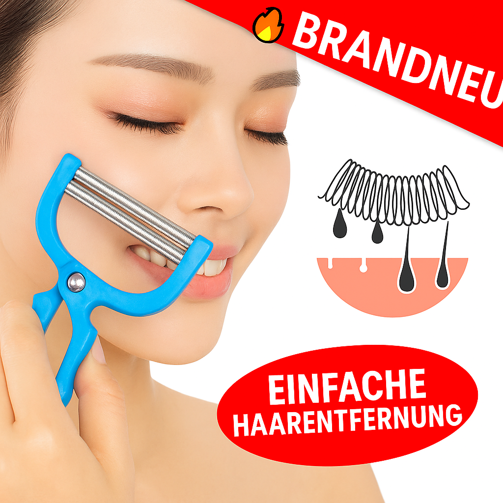 Gesichtshaarentferner Damen Faden Epilierer Haarentfernungshilfe manuell Tool