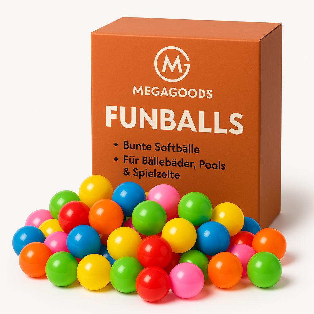 100x Bunte Softbälle für Kinder Outdoor Pool Spielzeug DE.