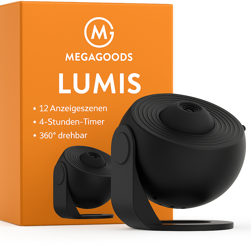 Sternenprojektor 12in1 4K HD Planetarium Lampe 360° drehbar DE.