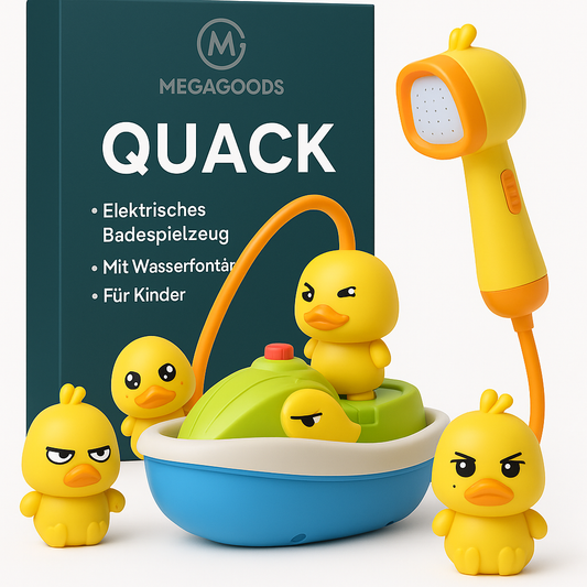 Elektrisches Enten-Badespielzeug mit Wasserfontäne für Kinder DE.