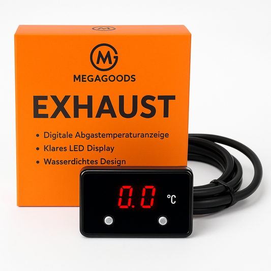 Auto Abgastemperaturanzeige digital mit Sensor für 4WD Turbo DE.