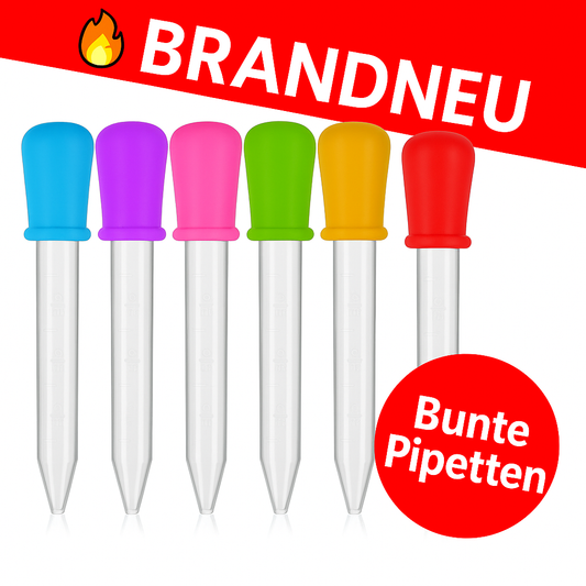 5x Pipette 5ml Tropfer Kunststoff Silikon für Medizin Labor Ohr Auge Baby Tier