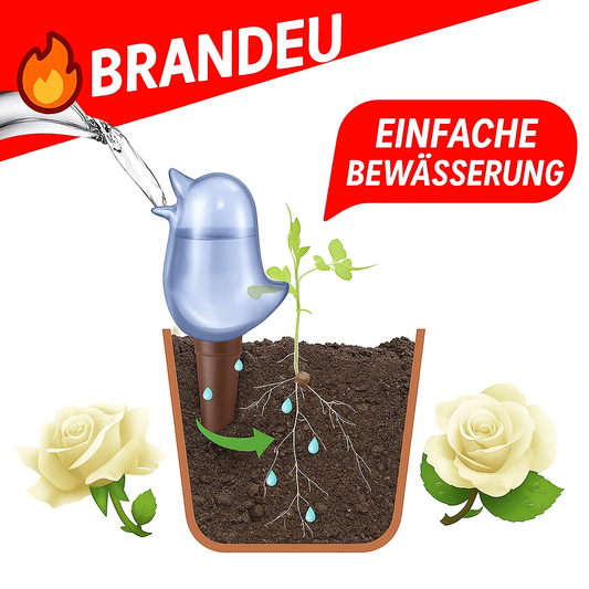 Pflanzenbewässerung automatisch Vogel Design Selbstbewässerung Garten Balkon