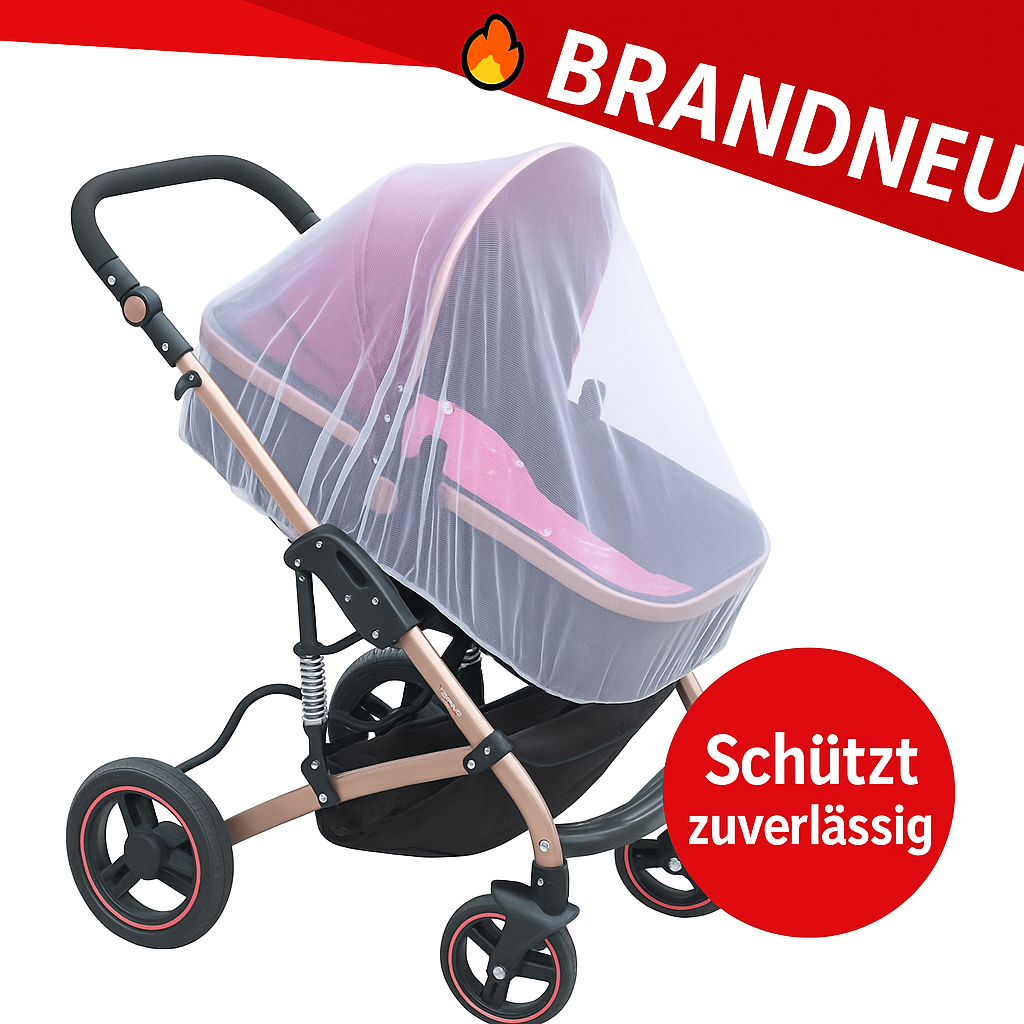 Insektennetz für Kinderwagen Buggy Sommer Mückennetz Baby Schutznetz Mesh