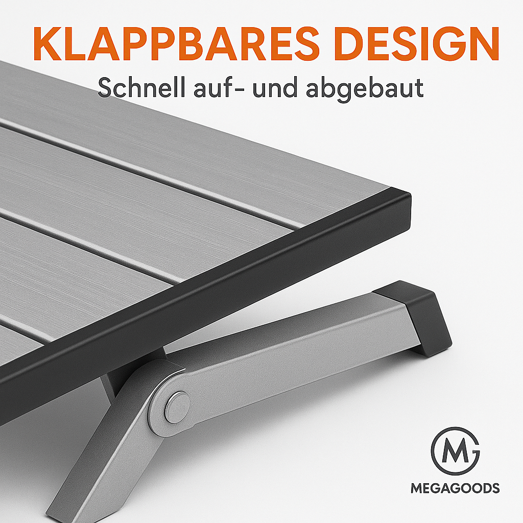 Klappbarer Mini Campingtisch ultraleicht Aluminium Outdoor Picknick DE.