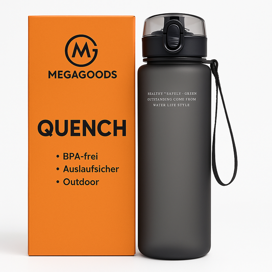 Sport-Trinkflasche 400 ml BPA-frei auslaufsicher Outdoor DE.