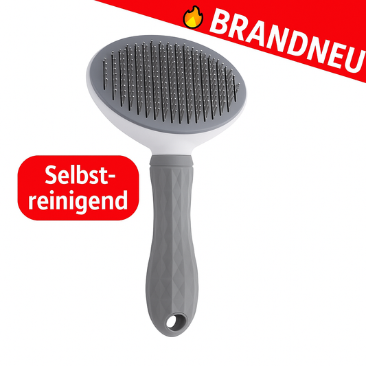 Hundebürste Katzenbürste Selbstreinigend Fellpflege Entfilzer Unterwollkamm Werkzeug