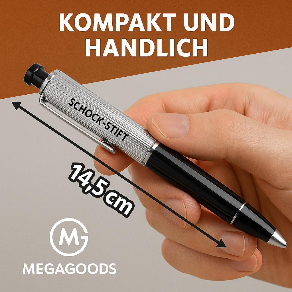 Schock Kugelschreiber Scherzartikel für Büro Schule witziges Gadget DE.