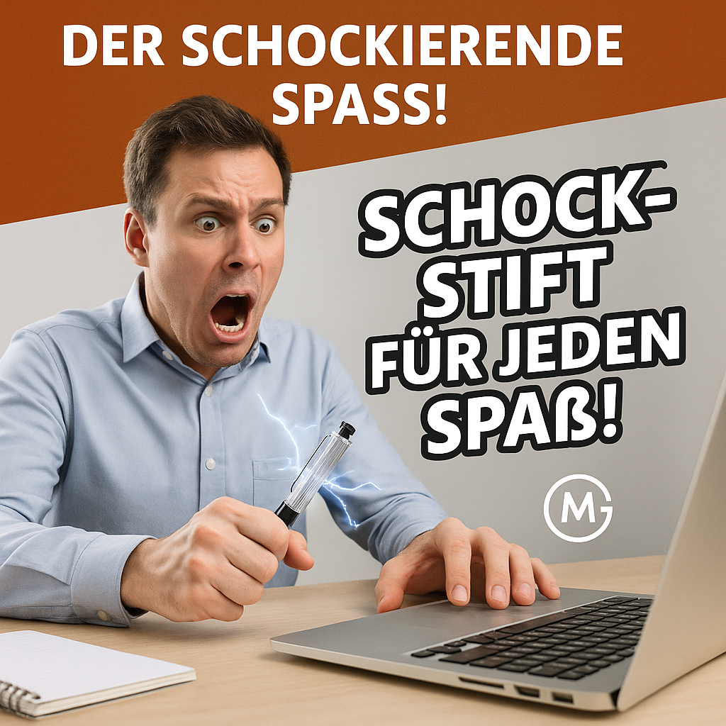 Schock Kugelschreiber Scherzartikel für Büro Schule witziges Gadget DE.