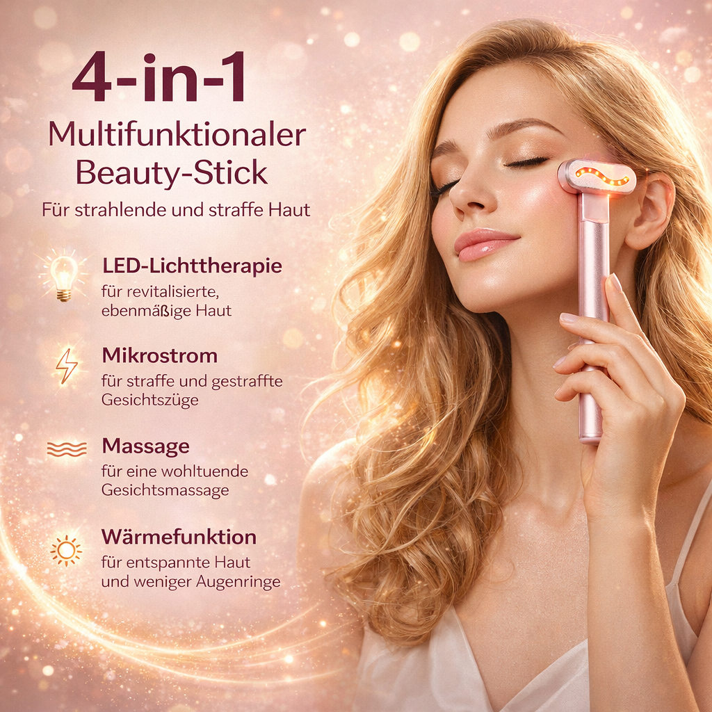 Nuvaskin™ Augenringe & Tränensäcke Lifting Stift Mikrostrom Rotlicht LED Wärme