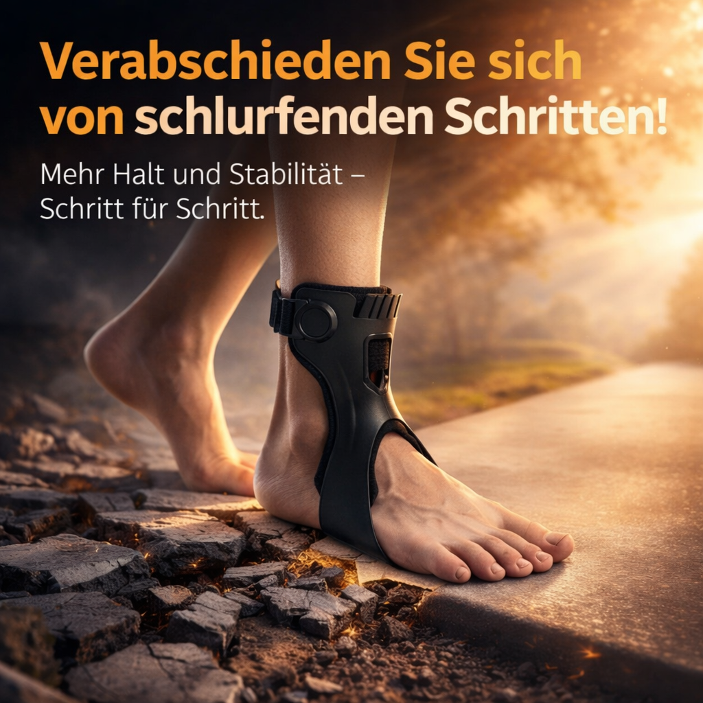 NeuroStep™ Fußheber Orthese gegen Dropfoot endlich sicher gehen ohne Stolpern