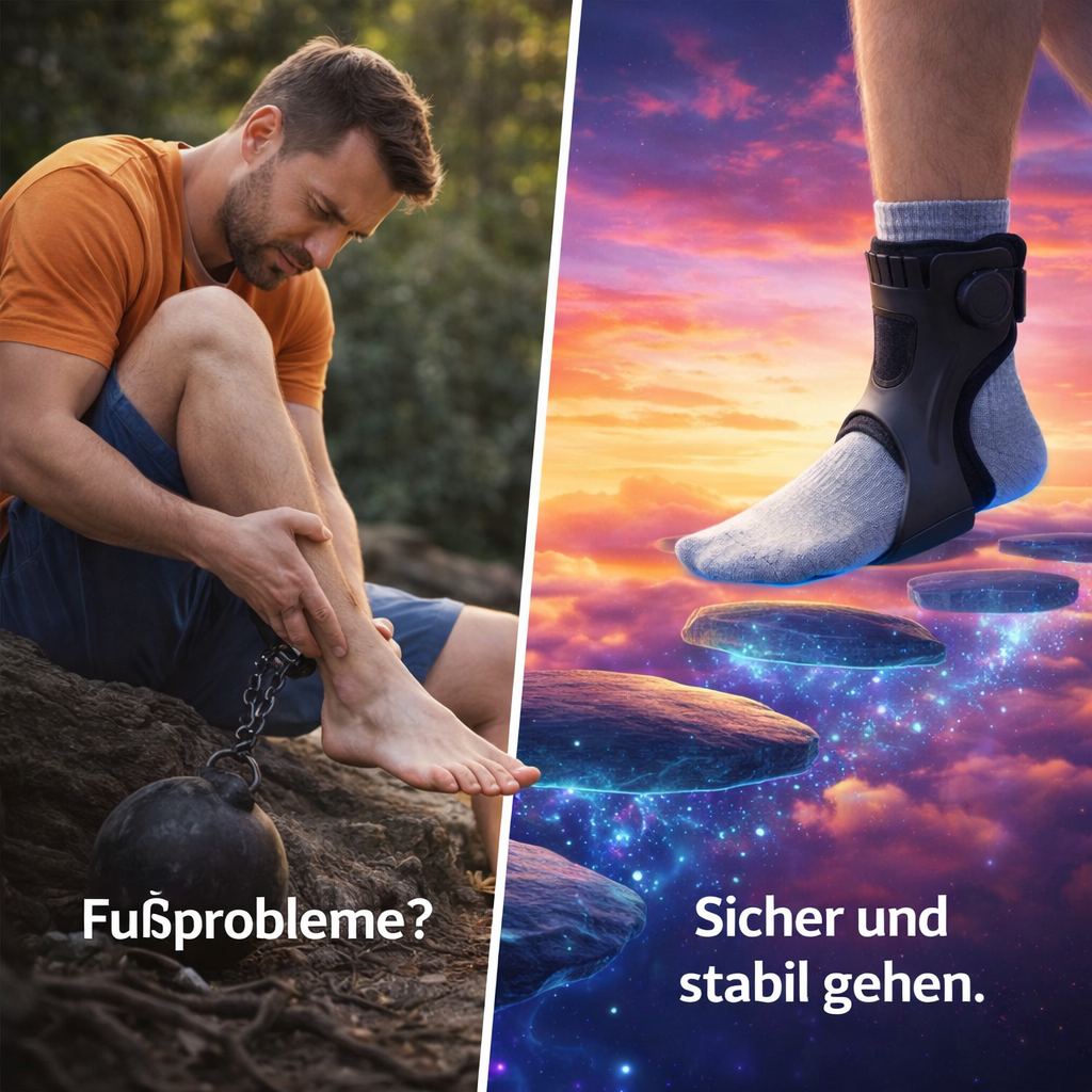 NeuroStep™ Fußheber Orthese gegen Dropfoot endlich sicher gehen ohne Stolpern