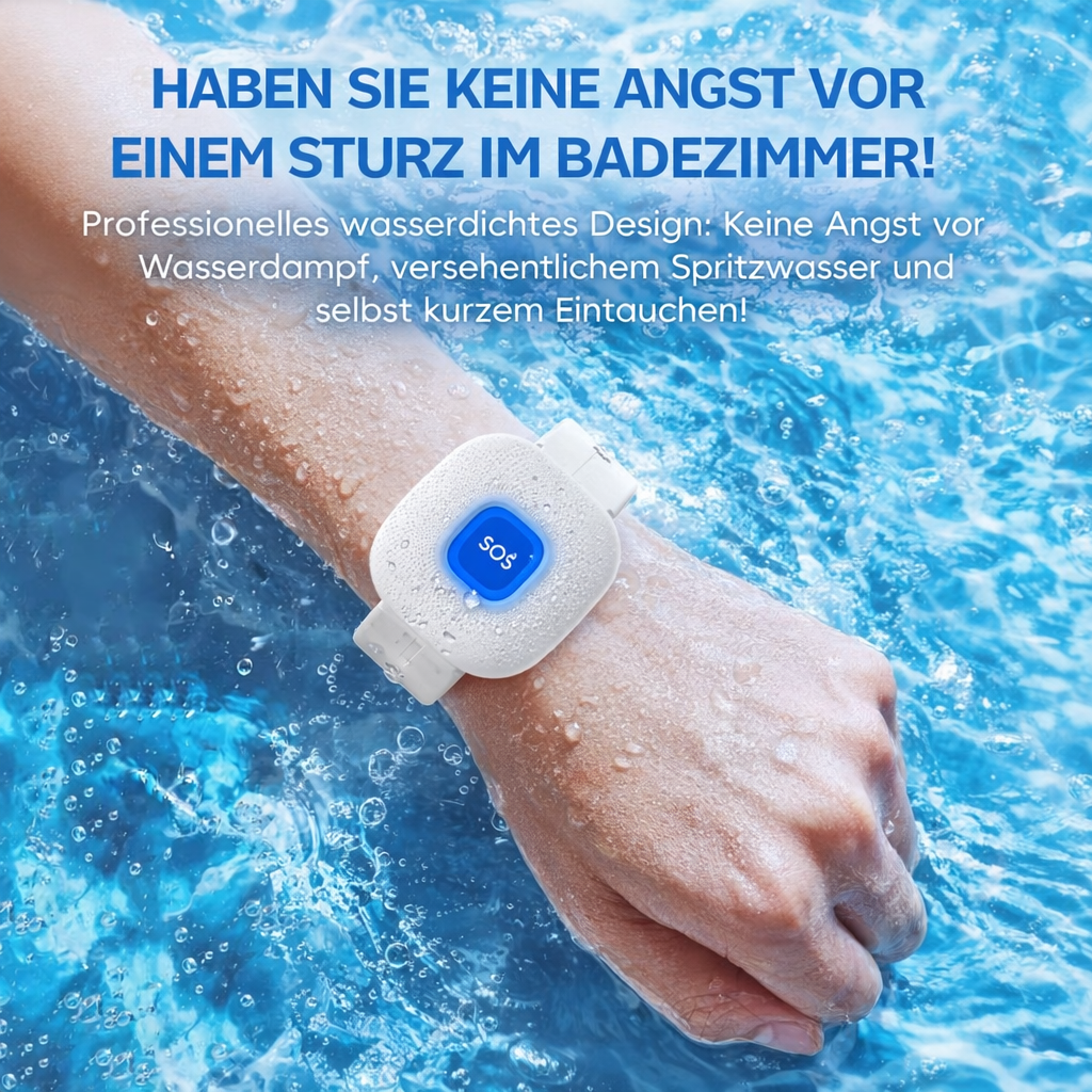 SafeMe™ Guard Pro Notfallarmband SOS Alarm WiFi App Senioren Sicherheit Plus