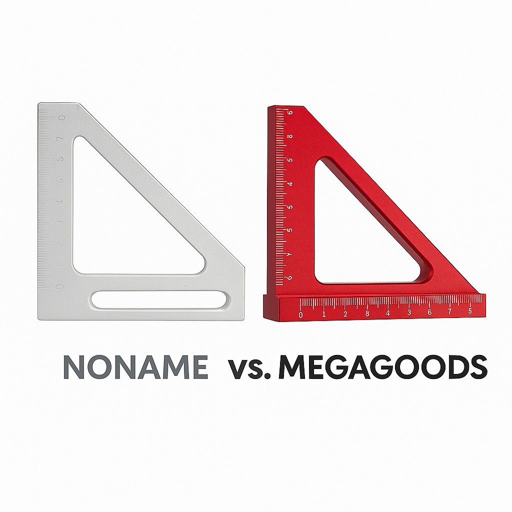 Winkelmesser Schreinerwinkel Alu 3D Gehrungswinkel 45° 90° DE.