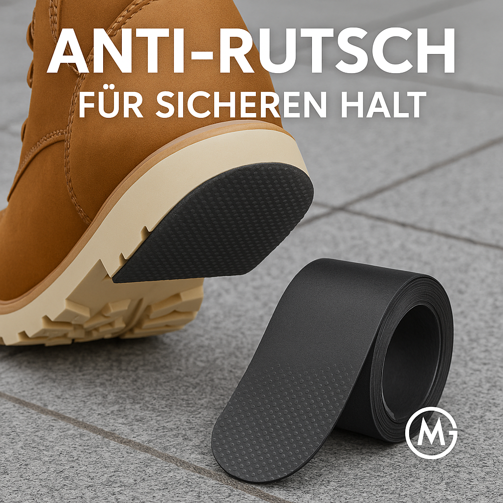 Rutschfeste Schuhsohlen Pads selbstklebend für Damen und Herren DE.