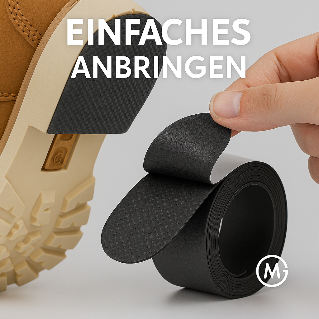 Rutschfeste Schuhsohlen Pads selbstklebend für Damen und Herren DE.