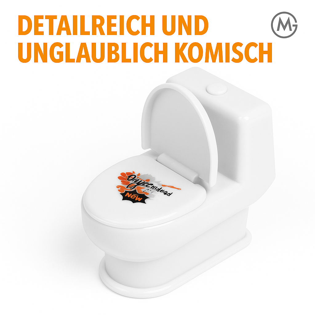 Poop Spray Scherzspielzeug Mini-WC Sprühpistole Gag DE.