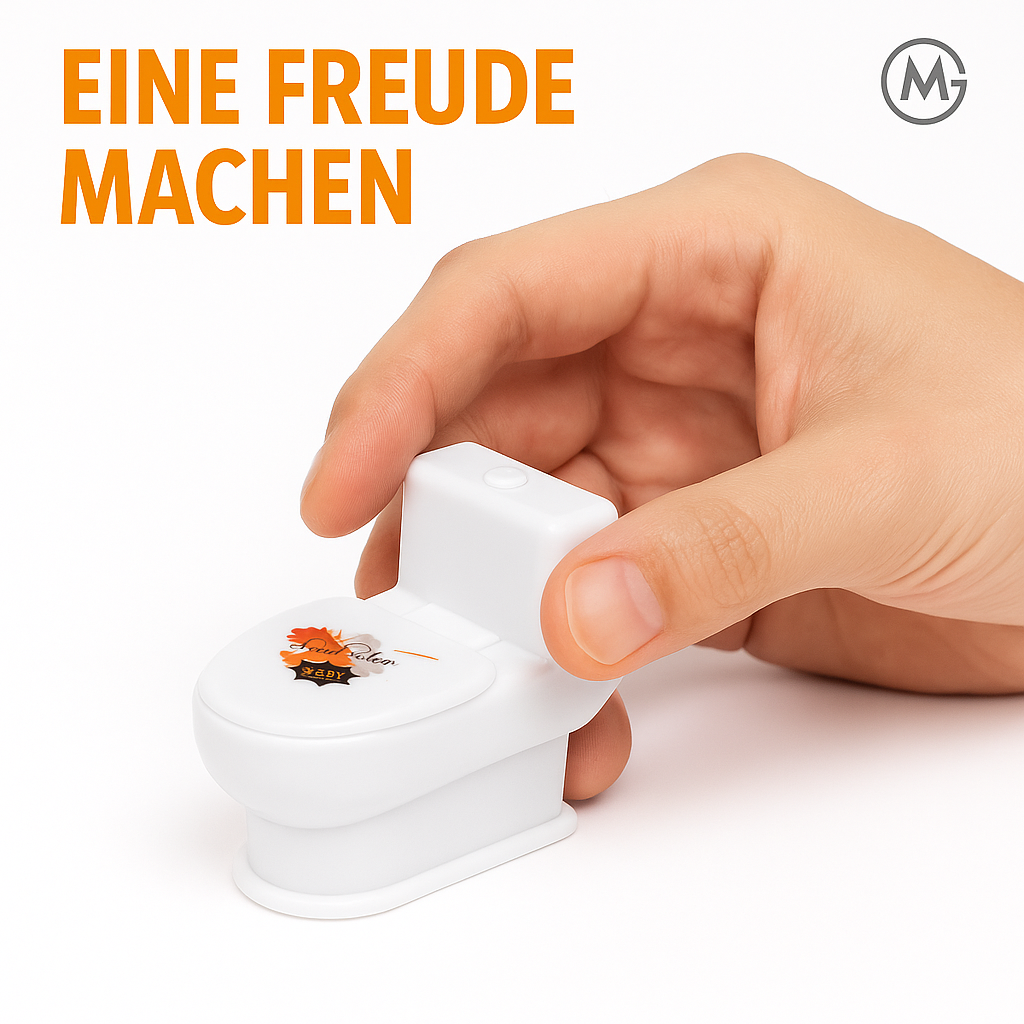 Poop Spray Scherzspielzeug Mini-WC Sprühpistole Gag DE.