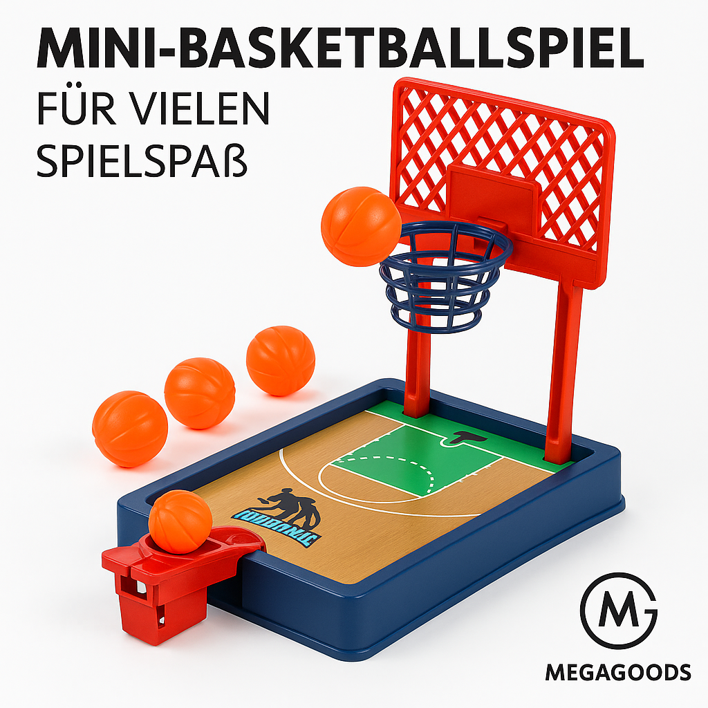 Mini-Basketballspiel Tischgerät tragbar Büro Reise Indoor Spaß DE.