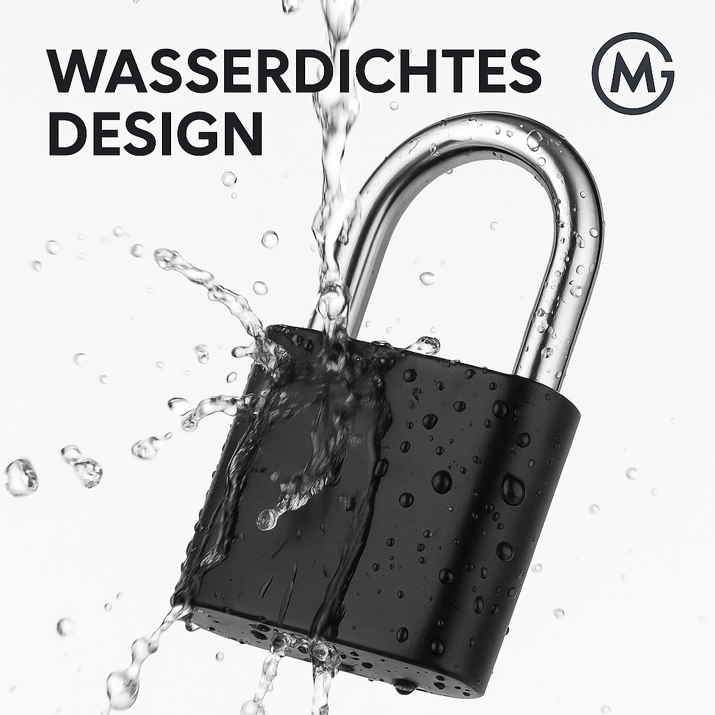 Fingerprint Smartschloss wasserdicht USB-Ladung 0,2s Schnellöffnung DE.