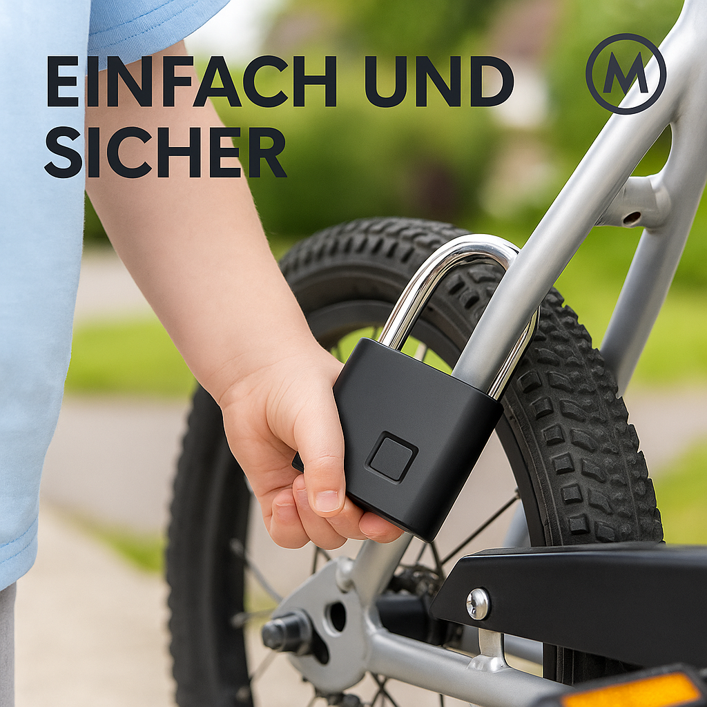Fingerprint Smartschloss wasserdicht USB-Ladung 0,2s Schnellöffnung DE.