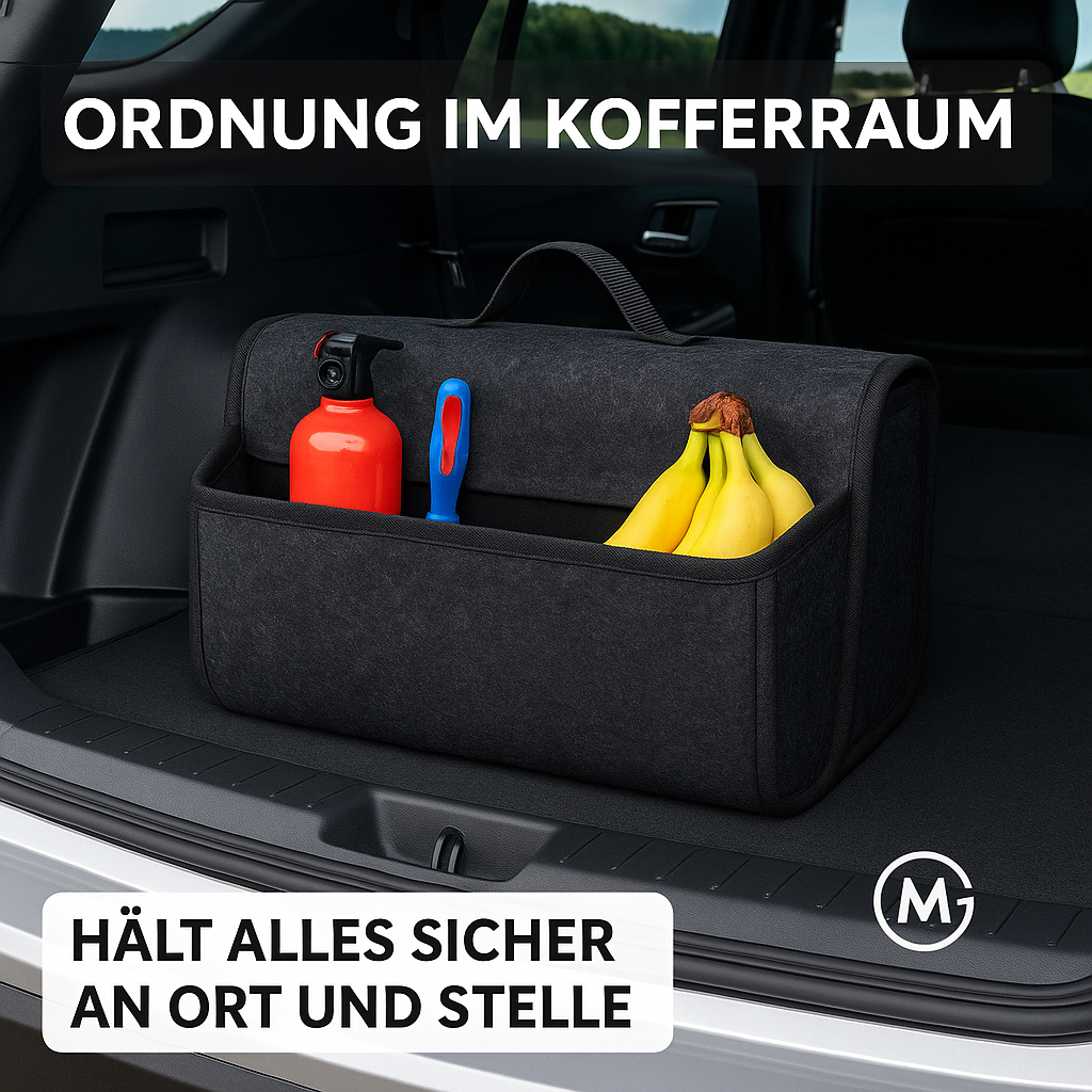 Große rutschfeste Kofferraumtasche Aufbewahrung Auto-Organizer DE.
