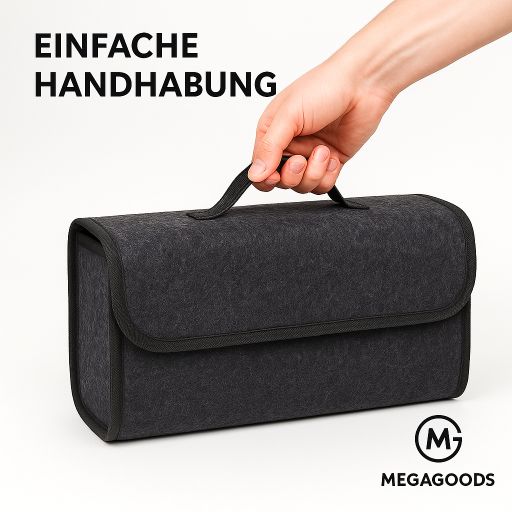 Große rutschfeste Kofferraumtasche Aufbewahrung Auto-Organizer DE.