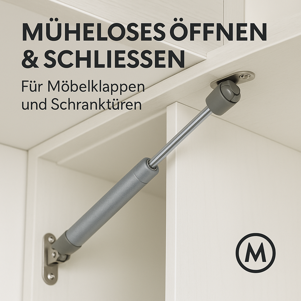 Gasdruckfeder Schranklift Scharnier Strebe Klappenlift Türbeschlag DE.