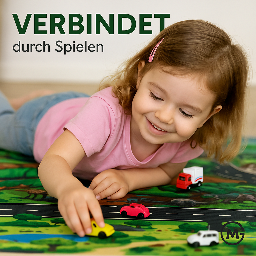 Kinder Spielmatte Bauernhof rutschfest wasserdicht 100x130 cm DE.