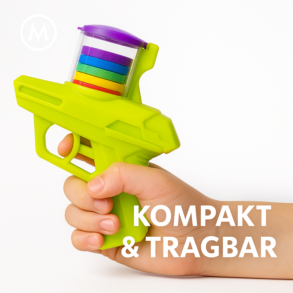 Schaumstoff Disc Shooter Set für Kinder Outdoor Spielzeug DE.