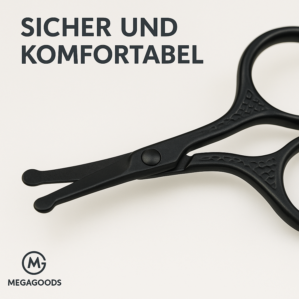 Edelstahl Storchschere präzise Pflege für Nase Bart Ohren Augen DE.