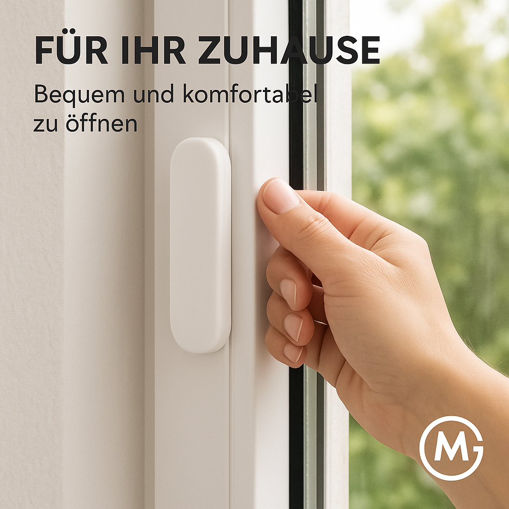 2er-Set selbstklebende Tür- und Schrankgriffe für Fenster DE.