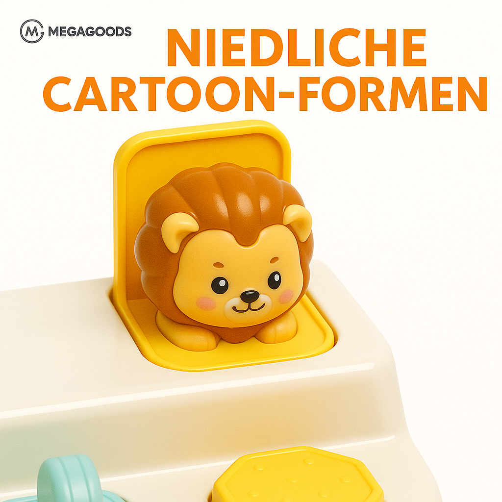 Montessori Pop-up Tier Spielzeug Lernbox Motorik Lernen Kinder DE.