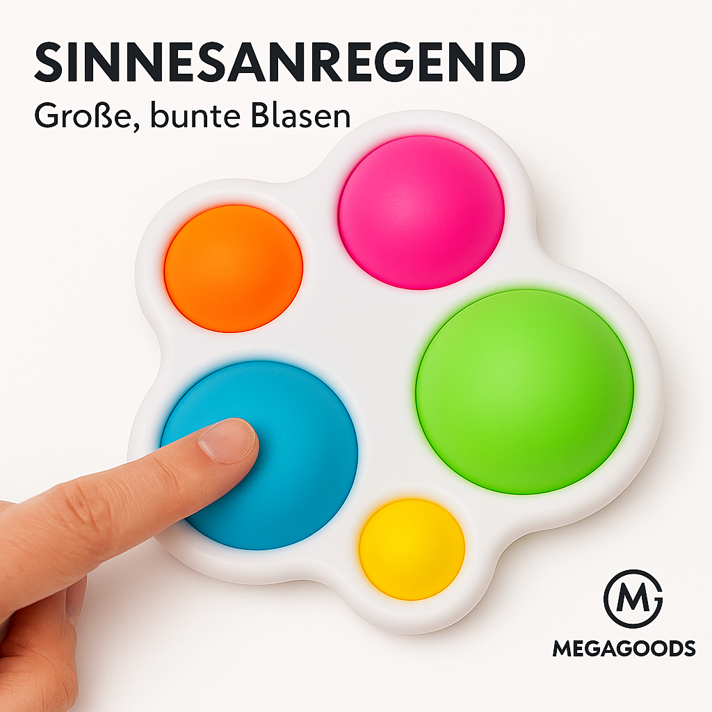 Montessori Baby Spielzeug Greifbrett Rassel Puzzle Motorik DE.