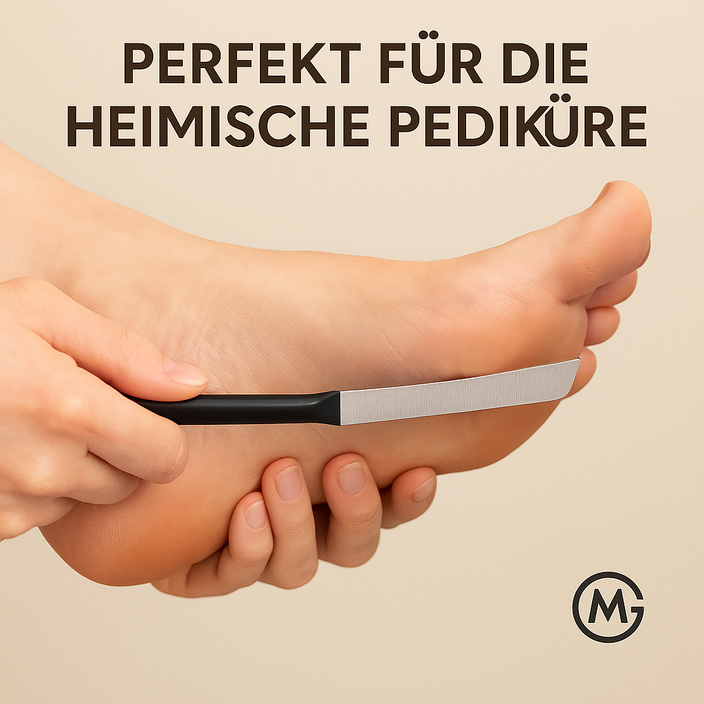 Edelstahl Hornhautentferner Fußraspel Profi Pediküre Fußpflege DE.