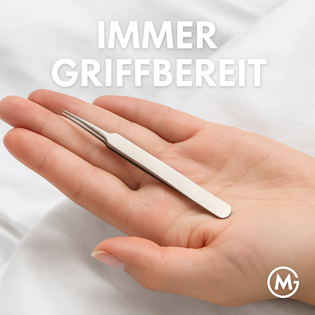 Akne-Pinzette extra fein Mitesser Entferner Splitter Tool DE.