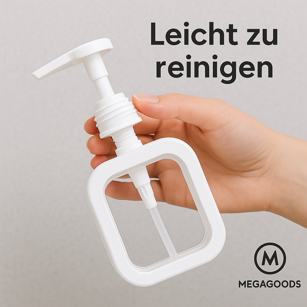 Nachfüllflasche 300 ml groß für Shampoo Duschgel Seife Spender DE.