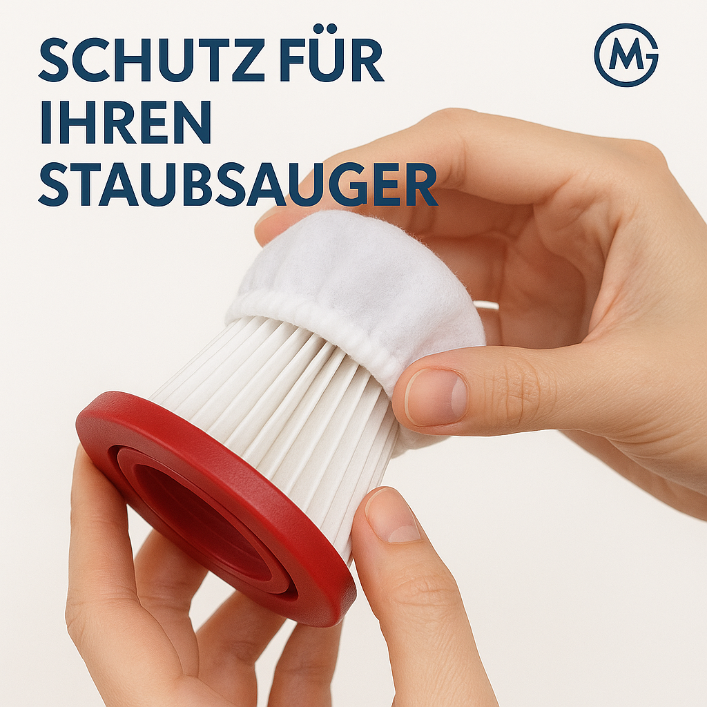 20er-Set Staubsauger Filterbezüge Vlies waschbar Schutz DE.
