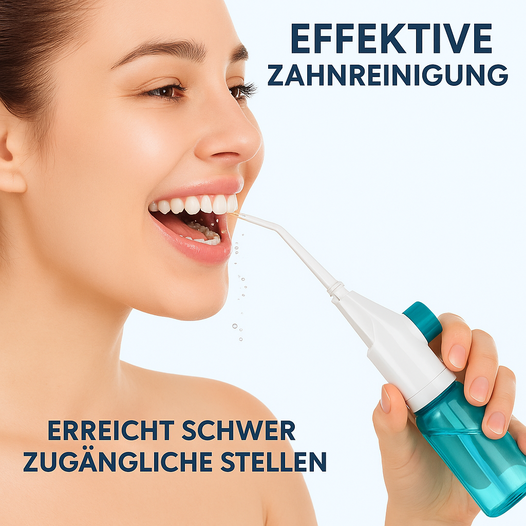 Hochdruck Munddusche tragbar Zahnreiniger mit Wasserdruck DE.