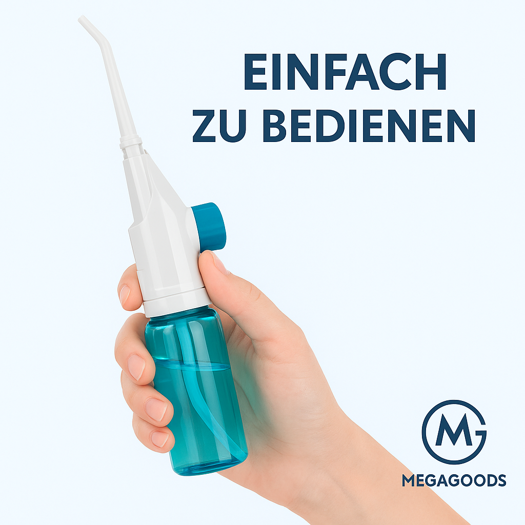 Hochdruck Munddusche tragbar Zahnreiniger mit Wasserdruck DE.
