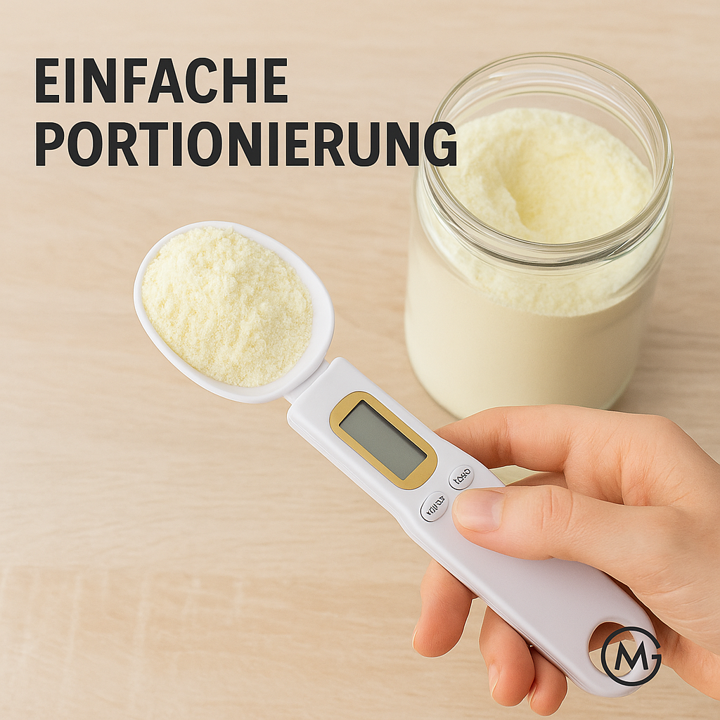 Mini-Löffelwaage Digital LCD 0,1-500 g für Mehl Kaffee Milch DE.