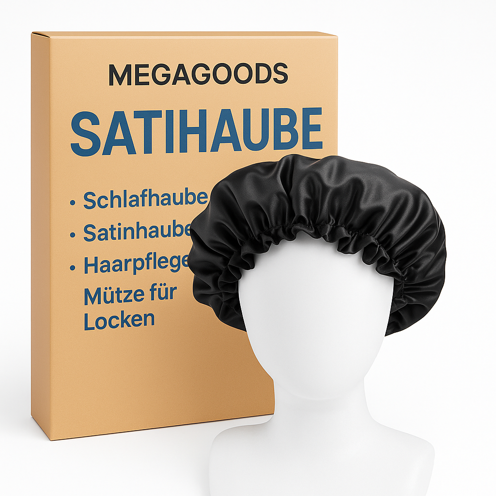 Schlafhaube Satinhaube Haarpflege Mütze für Locken Nachtmütze DE.