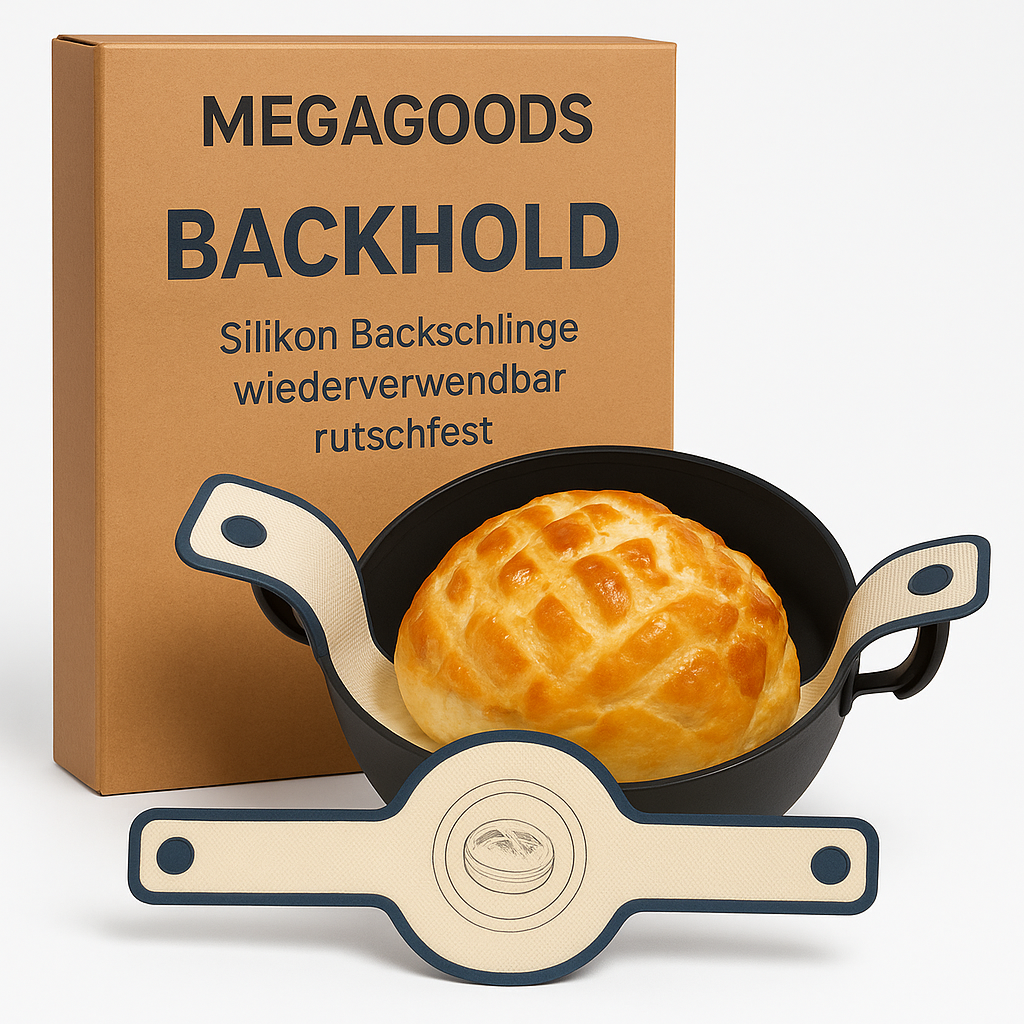 Silikon Backschlinge wiederverwendbar für Dutch Oven rutschfest DE.