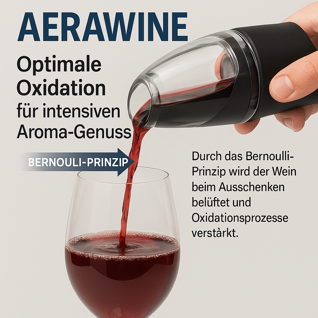 Weindekanter Belüfter für Rotwein Weißwein Whisky Barzubehör DE.